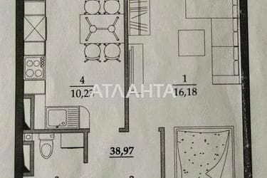 1-кімнатна квартира за адресою вул. Спортивна (площа 39 м²) - Atlanta.ua - фото 10