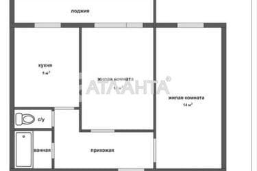 2-кімнатна квартира за адресою вул. Кримська (площа 55 м²) - Atlanta.ua - фото 16