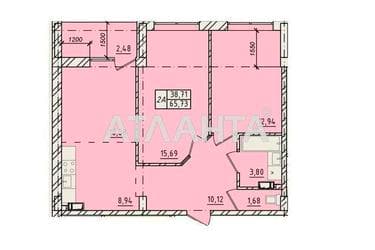 3-комнатная квартира по адресу ул. Пестеля (площадь 65,7 м²) - Atlanta.ua - imageAlt 15