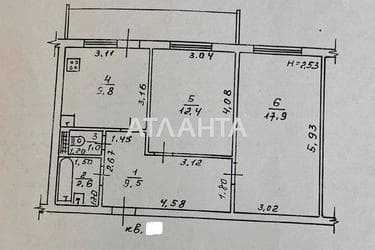 2-комнатная квартира по адресу Клубничный пер. (площадь 57 м²) - Atlanta.ua - imageAlt 22