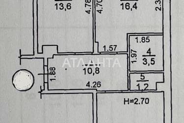 3-кімнатна квартира за адресою вул. Бочарова ген. (площа 86 м²) - Atlanta.ua - фото 28
