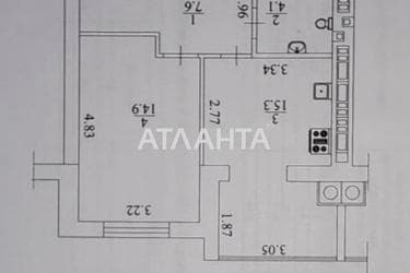 1-комнатная квартира по адресу ул. Бакинская (площадь 42 м²) - Atlanta.ua - фото 35