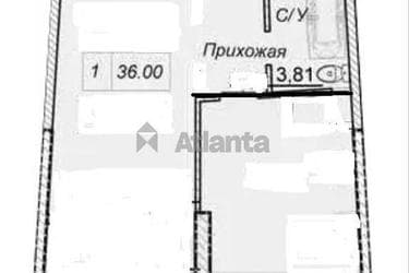 1-комнатная квартира по адресу ул. Каманина (площадь 35 м²) - Atlanta.ua - imageAlt 18