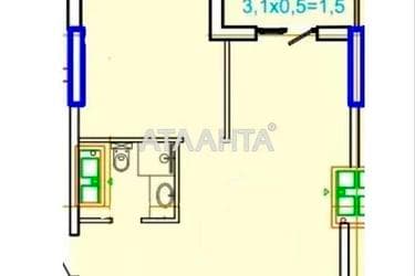 1-кімнатна квартира за адресою вул. Генуезька (площа 42,6 м²) - Atlanta.ua - фото 15