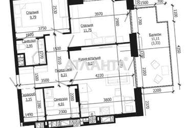 2-комнатная квартира по адресу ул. Орлика Пилипа (площадь 63,3 м²) - Atlanta.ua - фото 10