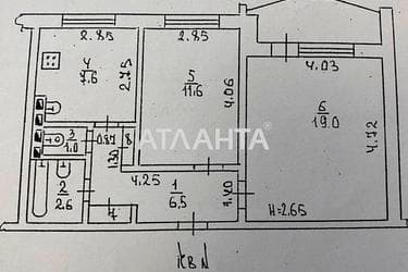 2-комнатная квартира по адресу ул. Паустовского (площадь 51,3 м²) - Atlanta.ua - imageAlt 32