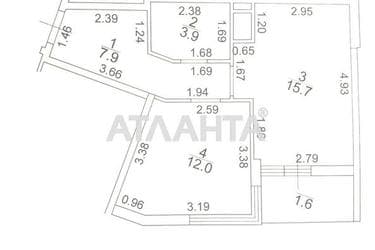 1-комнатная квартира по адресу ул. Краснова (площадь 43 м²) - Atlanta.ua - фото 16