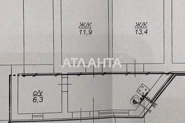2-кімнатна квартира за адресою Інтернаціональний пров. (площа 59,4 м²) - Atlanta.ua - imageAlt 20