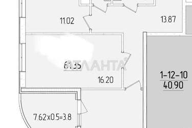 1-комнатная квартира по адресу ул. Краснова (площадь 61,1 м²) - Atlanta.ua - imageAlt 7