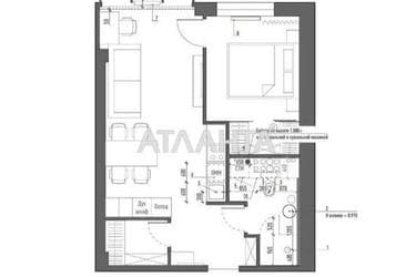 1-кімнатна квартира за адресою вул. Асташкіна (площа 46 м²) - Atlanta.ua - фото 35