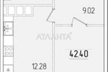 1-кімнатна квартира за адресою вул. Краснова (площа 41,6 м²) - Atlanta.ua - фото 16