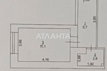 1-кімнатна квартира за адресою Миколаївська дор. (площа 20 м²) - Atlanta.ua - фото 10