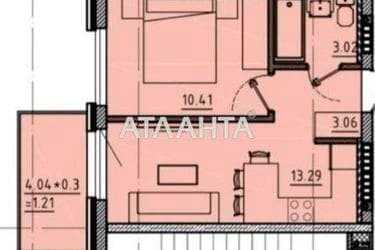 1-комнатная квартира по адресу ул. Авдеева-черноморского (площадь 31,0 м²) - Atlanta.ua - imageAlt 13