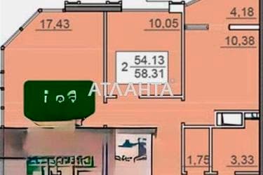 2-кімнатна квартира за адресою вул. Італійська бульв. (площа 58,3 м²) - Atlanta.ua - фото 26