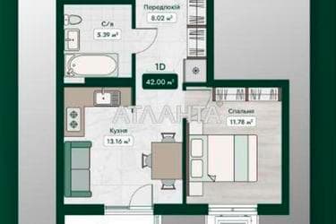1-кімнатна квартира за адресою вул. Паустовського (площа 42 м²) - Atlanta.ua - фото 10