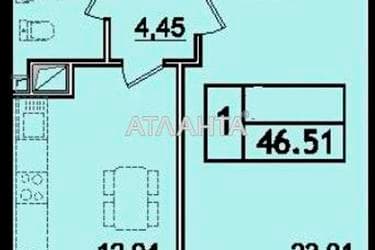 2-комнатная квартира по адресу ул. Сахарова (площадь 46,5 м²) - Atlanta.ua - фото 34