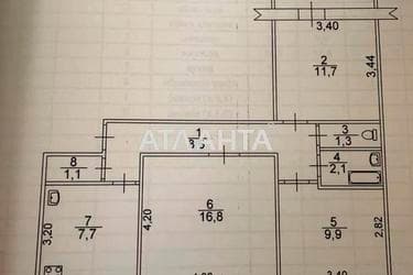 3-кімнатна квартира за адресою вул. Курчатова (площа 64,7 м²) - Atlanta.ua - фото 20