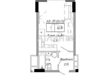 1-комнатная квартира по адресу 7 км овидиопольской дор. (площадь 22,2 м²) - Atlanta.ua - imageAlt 10