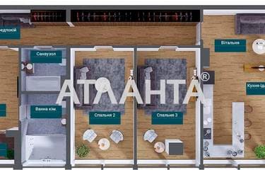 3-кімнатна квартира за адресою вул. Французький бульв. (площа 118,4 м²) - Atlanta.ua - фото 20