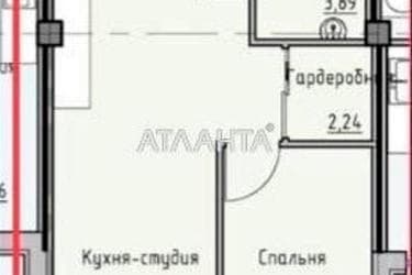 1-комнатная квартира по адресу ул. Донского Дмитрия (площадь 40 м²) - Atlanta.ua - фото 16