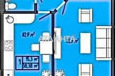 1-кімнатна квартира за адресою вул. Перлинна (площа 44,7 м²) - Atlanta.ua - фото 25