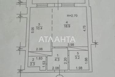 1-кімнатна квартира за адресою Дніпропетр. Дор. (площа 42,8 м²) - Atlanta.ua - фото 12