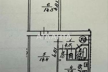 2-комнатная квартира по адресу бульвар Дружбы Народов (площадь 45 м²) - Atlanta.ua - imageAlt 16