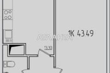 1-кімнатна квартира за адресою вул. Перлинна (площа 43 м²) - Atlanta.ua - фото 26