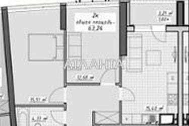 2-комнатная квартира по адресу Курортный пер. (площадь 63,5 м²) - Atlanta.ua - фото 10