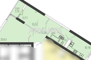 2-кімнатна квартира за адресою вул. Краснова (площа 69,4 м²) - фото 12 2-кімнатна квартира за адресою вул. Краснова (площа 69,4 м²) - Atlanta.ua - фото 12