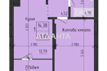 1-комнатная квартира по адресу ул. Сторожинецька (площадь 41,9 м²) - Atlanta.ua - imageAlt 7