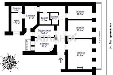 Многокомнатная квартира по адресу ул. Европейская (площадь 185,7 м²) - Atlanta.ua - imageAlt 33