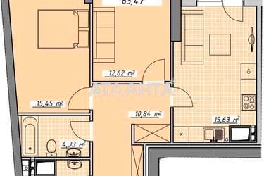 2-комнатная квартира по адресу Курортный пер. (площадь 63,5 м²) - Atlanta.ua - imageAlt 37