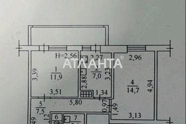 2-кімнатна квартира за адресою вул. Філатова ак. (площа 51 м²) - Atlanta.ua - фото 12