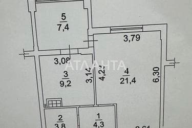 1-комнатная квартира по адресу ул. Строительная (площадь 46 м²) - Atlanta.ua - imageAlt 14