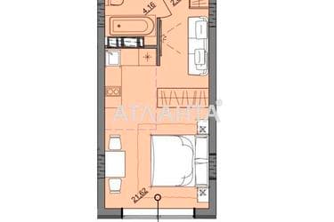 1-кімнатна квартира за адресою вул. Бочарова ген. (площа 28,9 м²) - Atlanta.ua - фото 9