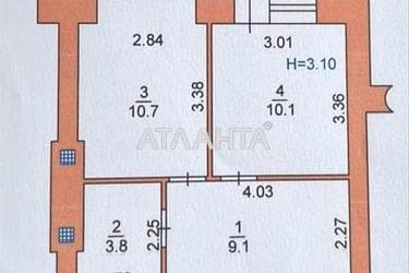 1-комнатная квартира по адресу ул. Набережная (площадь 40,9 м²) - Atlanta.ua - imageAlt 25