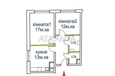 2-комнатная квартира по адресу ул. Литературная (площадь 54,6 м²) - Atlanta.ua - фото 12