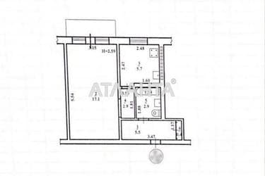 1-комнатная квартира по адресу ул. Филатова ак. (площадь 32,7 м²) - Atlanta.ua - imageAlt 14