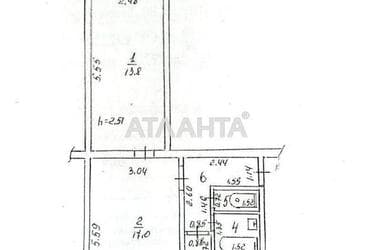 2-комнатная квартира по адресу ул. Героев Крут (площадь 44 м²) - Atlanta.ua - imageAlt 26