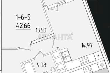 1-комнатная квартира по адресу ул. Краснова (площадь 42,7 м²) - Atlanta.ua - imageAlt 6