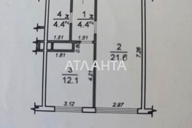 1-комнатная квартира по адресу ул. Жемчужная (площадь 41 м²) - Atlanta.ua - imageAlt 26