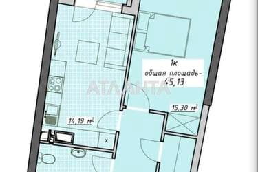 1-кімнатна квартира за адресою Курортний пров. (площа 45 м²) - Atlanta.ua - фото 23