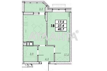 1-комнатная квартира по адресу ул. Прохоровская (площадь 40,7 м²) - Atlanta.ua - imageAlt 15