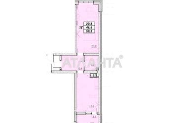 1-комнатная квартира по адресу ул. Прохоровская (площадь 50,2 м²) - Atlanta.ua - imageAlt 15
