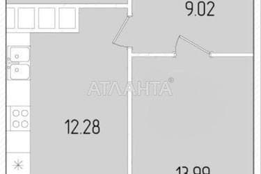 1-кімнатна квартира за адресою вул. Краснова (площа 43 м²) - Atlanta.ua - фото 34