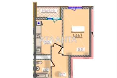 1-комнатная квартира по адресу ул. Краснова (площадь 43,7 м²) - Atlanta.ua - imageAlt 20