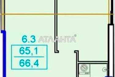 2-кімнатна квартира за адресою вул. Генуезька (площа 66,4 м²) - Atlanta.ua - фото 9