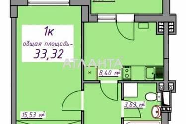 1-кімнатна квартира за адресою вул. Масив 10 (площа 33,3 м²) - Atlanta.ua - фото 11