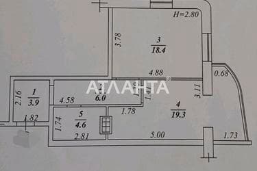 1-комнатная квартира по адресу ул. Марсельская (площадь 52 м²) - Atlanta.ua - imageAlt 22